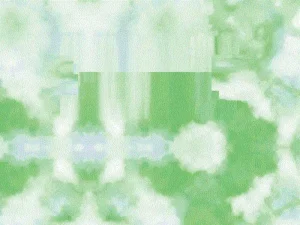 雲柄　緑